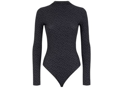 skims Fendi bodysuit black